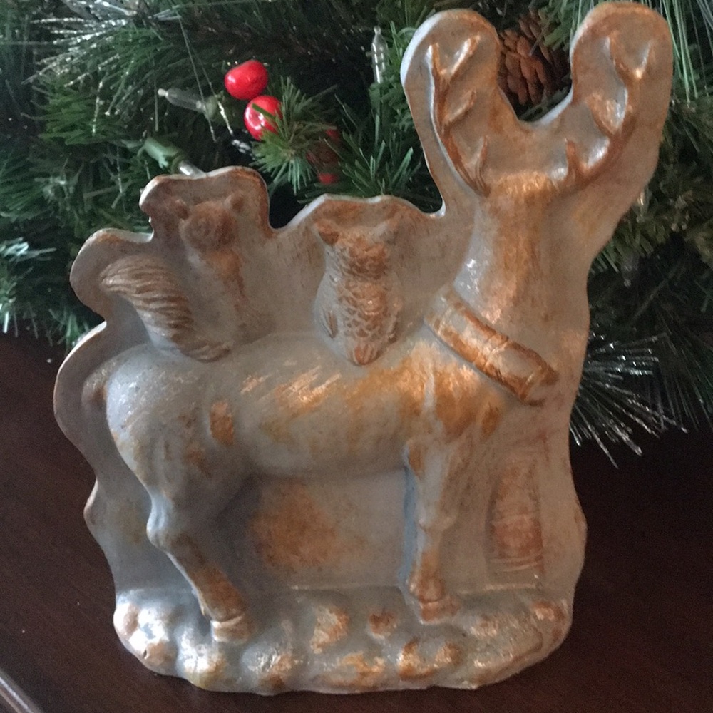 Vintage Style Candy Mold Deer Christmas Decor - Picture 5 of 8